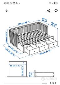letto Hemnes Ikea