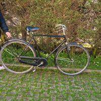 bicicletta da uomo nera, freni a bacchetta