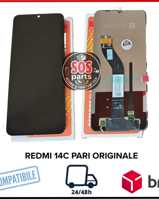 DISPLAY LCD REDMI 14C 2411DRN47C PARI ORIGINALE