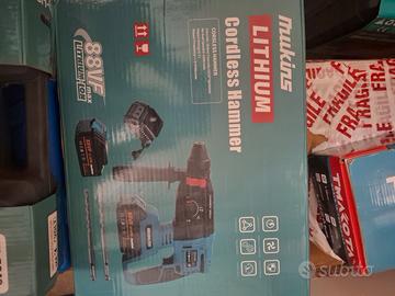 tassellatore mukins doppia batteria 88v NUOVO!