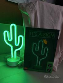 Lampada Led Effetto Neon Cactus It's a Sign Legami