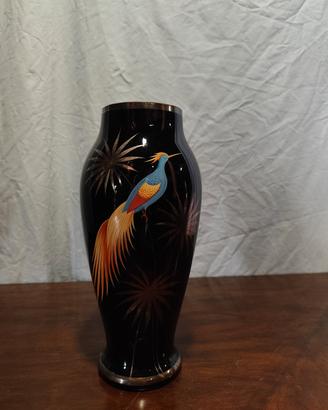 Vaso Vintage in Vetro Nero 
