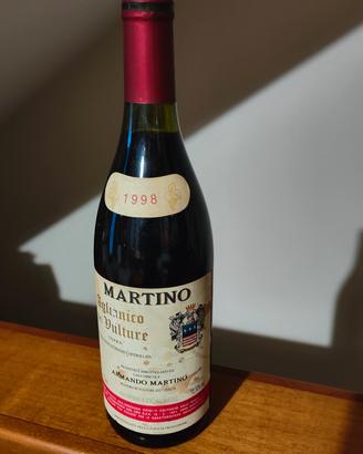 vino Aglianico del Vulture anno 1998