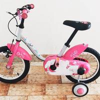 Bici bambina 3-5 anni Btwin 500 UNICORN 14 POLLICI