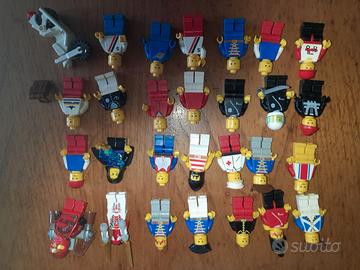 lotto lego omini figures personaggi vintage 