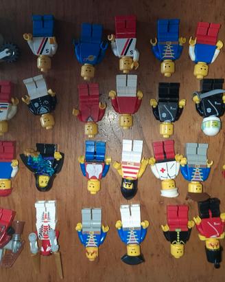 lotto lego omini figures personaggi vintage 