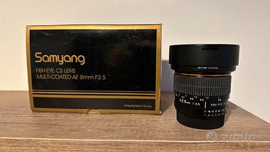 Samyang 8mm f/3.5 Fish-Eye CS (Nikon F, APS-C)