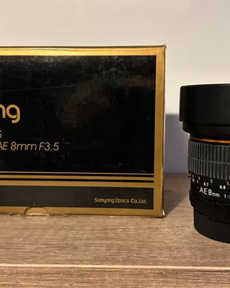 Samyang 8mm f/3.5 Fish-Eye CS (Nikon F, APS-C)