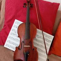 Violino E.Perrin  e fils con timbro sulla tavola