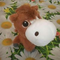 Pupazzo Peluche Cavallo Big Headz Amici Fattoria