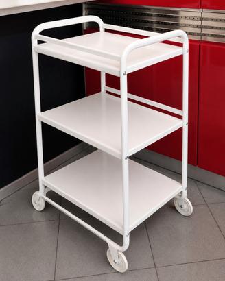 Carrello IKEA metallo bianco – COMPATTO salvaspazi