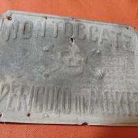 Antica targa/Tabella anni 30