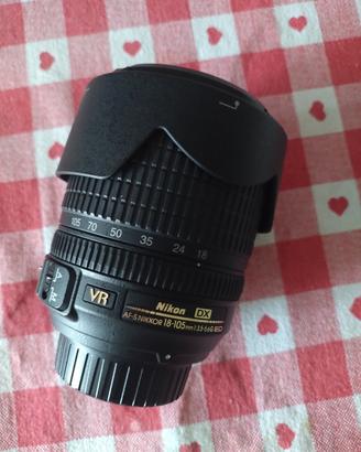obiettivo Nikon 18-105 VR DX ED 