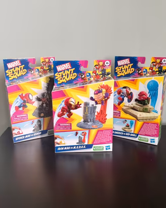 Lotto nuovo Marvel Stunt Squad –  originali Hasbro
