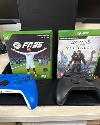 Xbox X  piu Fc25 e Assassins creed Valhalla