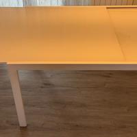 Tavolo Calligaris vetro temperato bianco