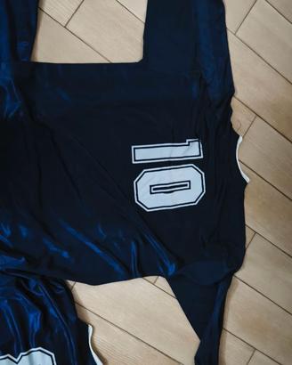 8 kit Magliette pantaloncini calcio calcetto