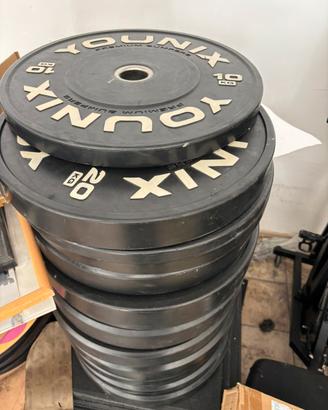 195kg dischi bumpers