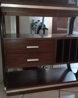 mobiletto tv con ruote 