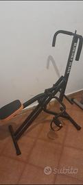 Total crunch attrezzo fitness panca multifunzione