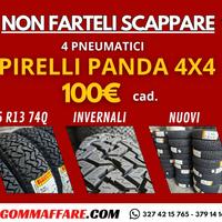 4 PNEUMATICI PIRELLI PANDA 4X4 145/R13 74Q DOT 192