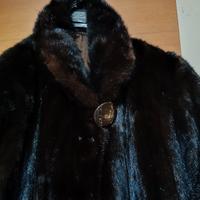 cappotto in pelliccia di vero visone anni 90