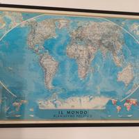 Carta geografica Il Mondo