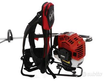 Tagliasiepi a scoppio su asta di prolunga con zain