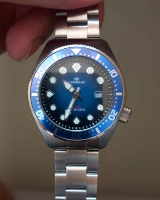 Orologio Lorenz  blu  diver 100mt 