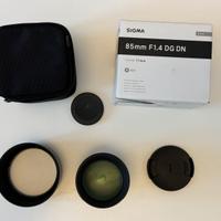 SIGMA 85mm F1.4 DG DN ART x Sony - come nuovo