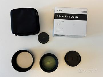 SIGMA 85mm F1.4 DG DN ART x Sony - come nuovo