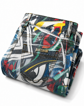 Jeans Just Cavalli Graffiti Donna Slim Fit IT 40