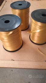 Nastri plastificati color oro