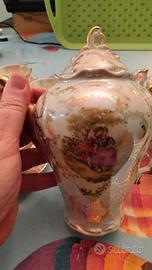 servizio da thè antico mai usato 