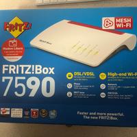 AVM FRITZ!Box 7590 – Modem Router Fibra Wi-Fi AC
