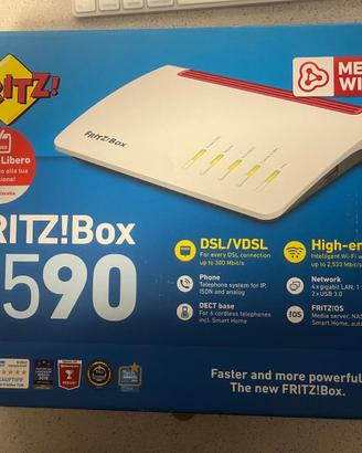 AVM FRITZ!Box 7590 – Modem Router Fibra Wi-Fi AC