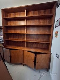 Libreria legno tamburato fatta su misura