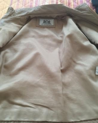 Giacca in Vera Pelle D’ARIENZO - Beige / Tortora