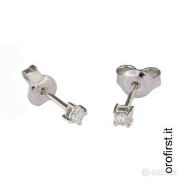 Orecchini punto luce nuovi 0,12 ct