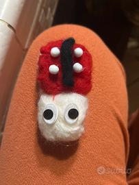 Portachiavi in lana da feltro