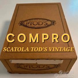 Scatola Tod's Vintage Anni '80 Primi '90 In Foto 