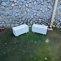 Fioriera rialzata rettangolare