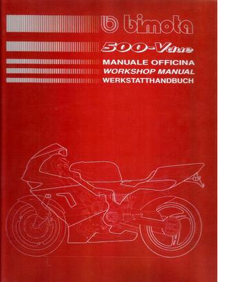 Manuale officina Bimota 500 Vdue