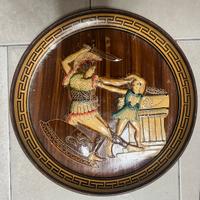 Piatto in ceramica -stile greco