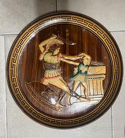 Piatto in ceramica -stile greco