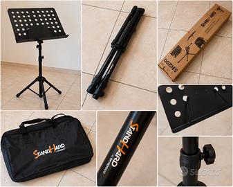 Leggio musicale professionale StandHard SH200