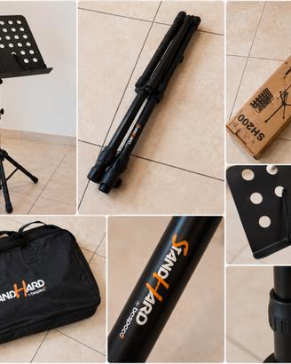 Leggio musicale professionale StandHard SH200