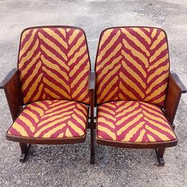 sedie cinema anni 50 /60