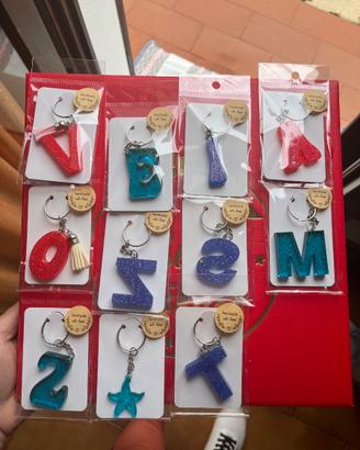 Porta chiavi resina hand made