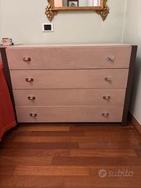 Cassettone a 4 cassetti vintage